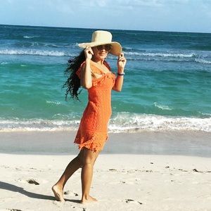 Free People Womens Cross My Heart Lace Ruffled Mini Dress runs like a small.